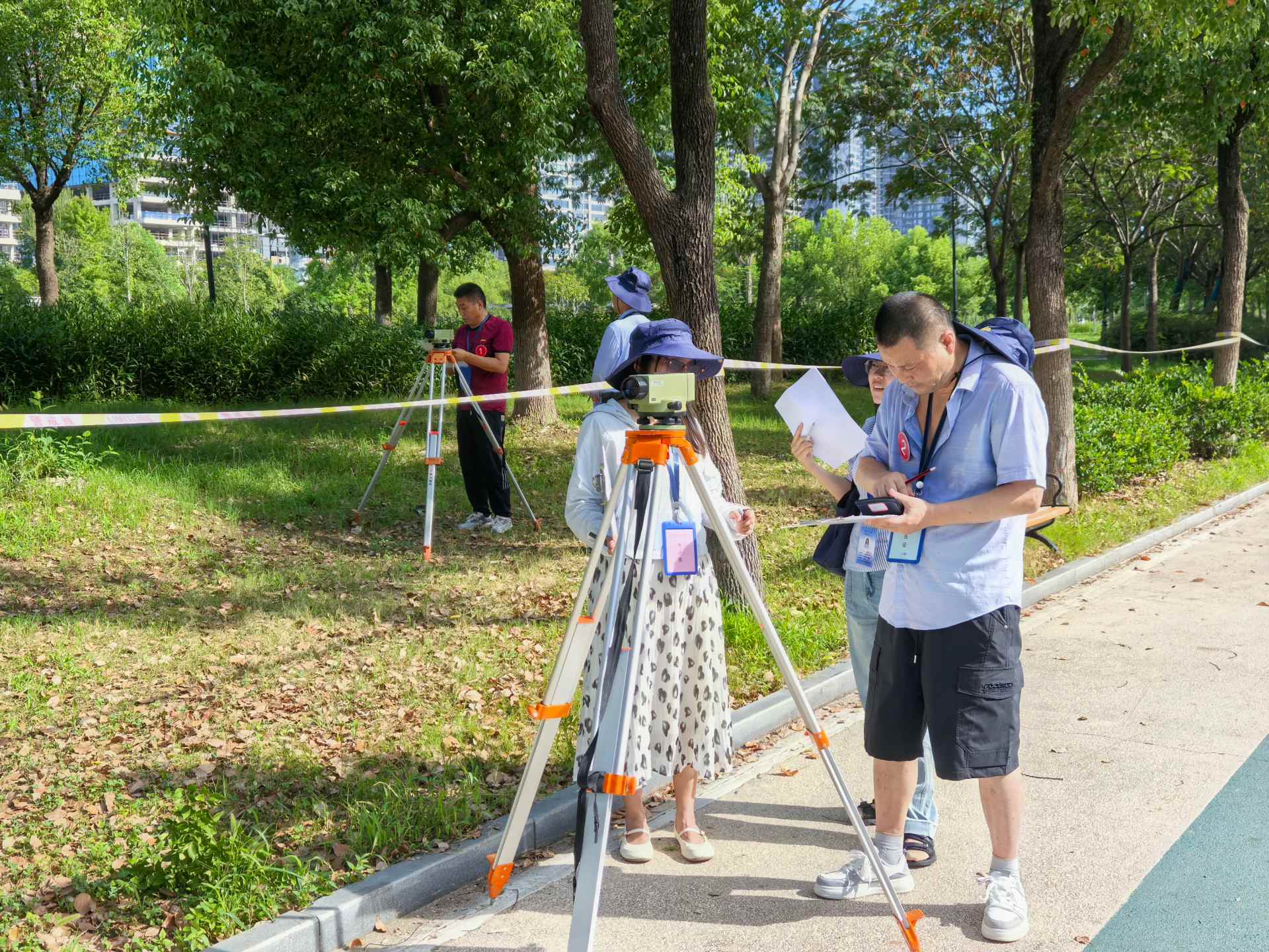 实操考试&mdash;&ldquo;水文三等水准测量&rdquo;现场